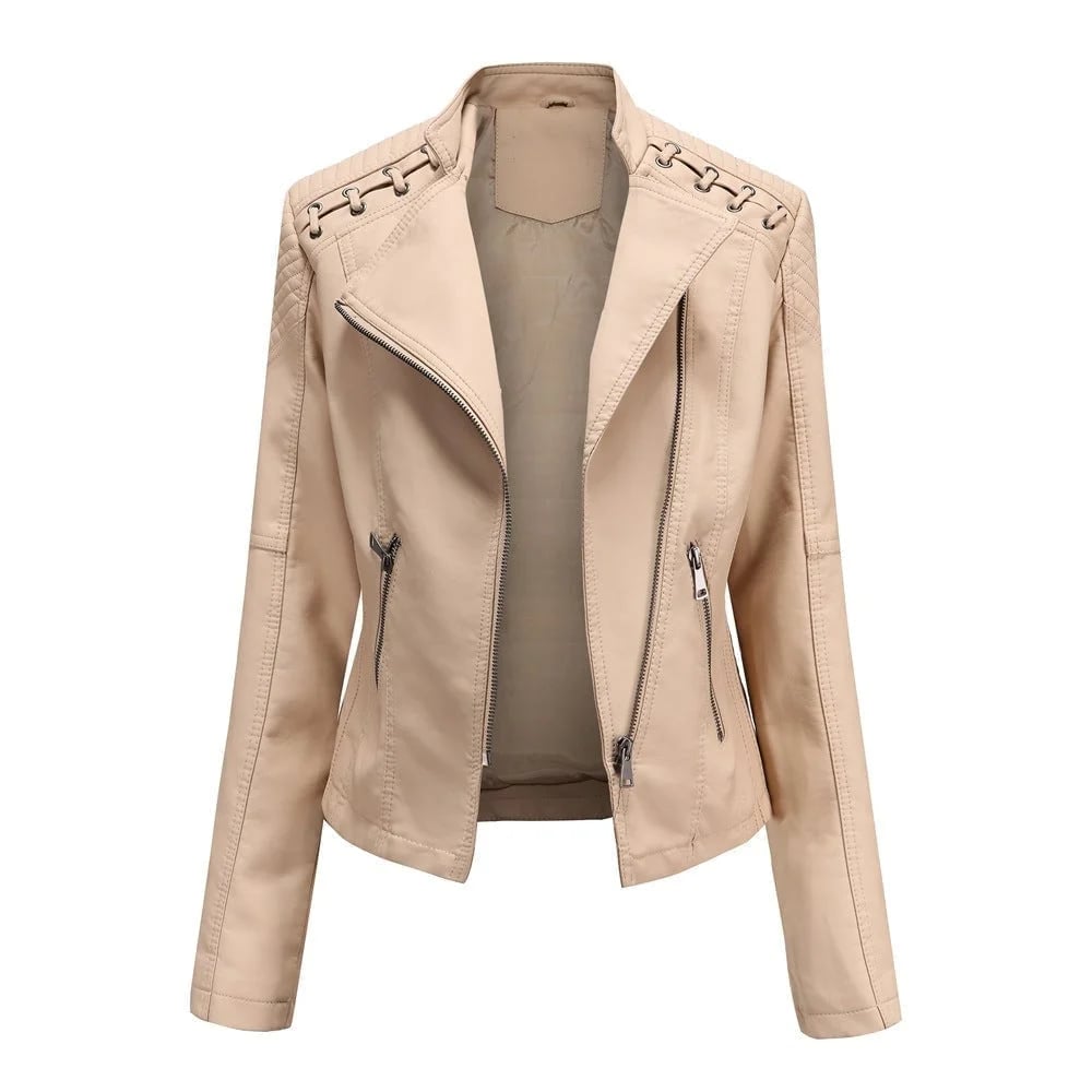 π₯ Washed Leather Jacket