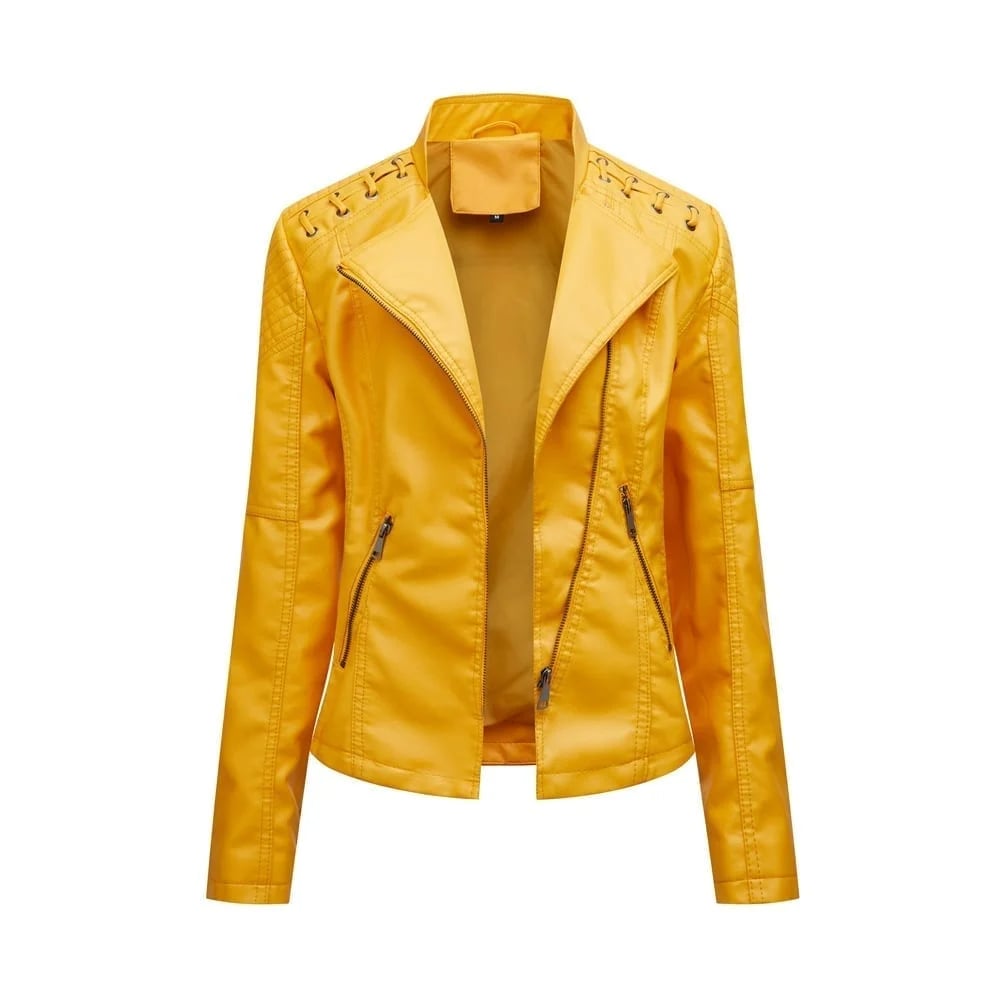 π₯ Washed Leather Jacket