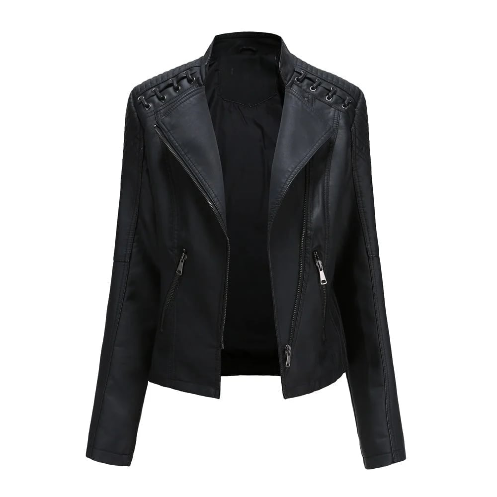 π₯ Washed Leather Jacket