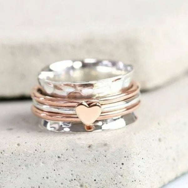 🎁Self Love Spinner Heart Ring 💖