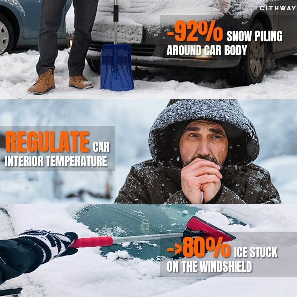 Black Friday Sale 49.99% Off -- Anti-freeze Electromagnetic Car Snow Removal Device