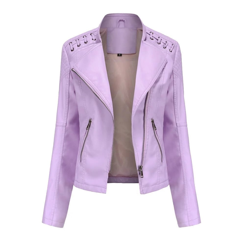 π₯ Washed Leather Jacket