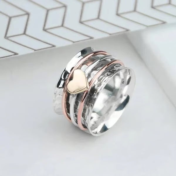 🎁Self Love Spinner Heart Ring 💖