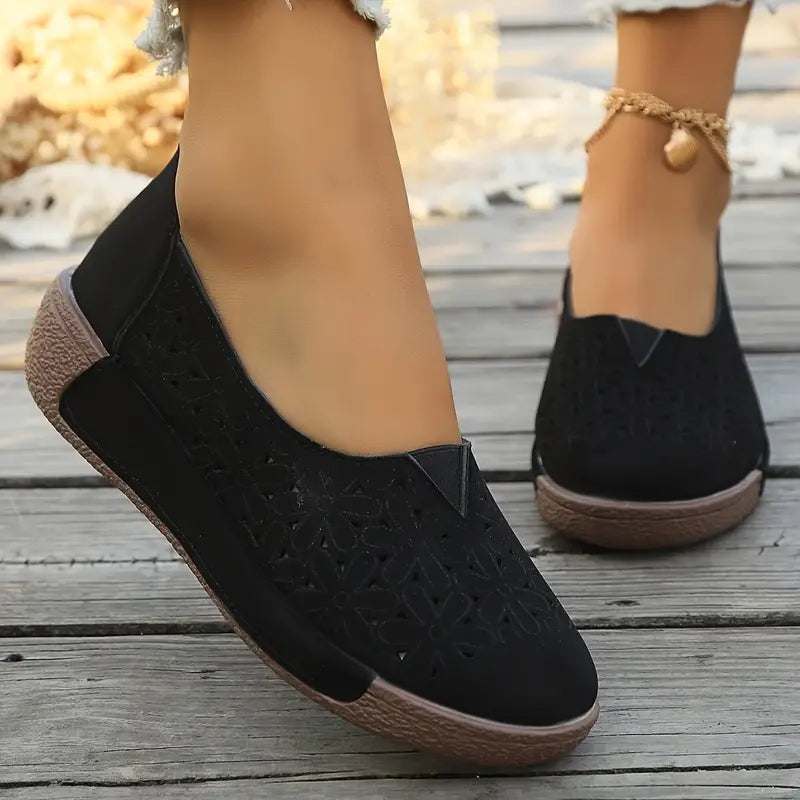 🔥Best Seller-Last Day Sale 60% OFF🔥 Women's Orthopedic Slip-On Flats with Arch Support – Fashionable and Versatile Casual Shoes for All-Day Comfort