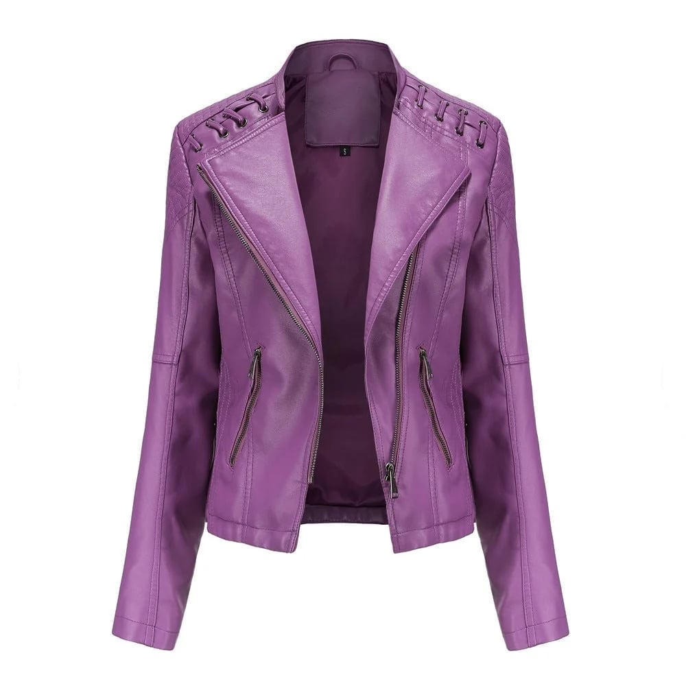 π₯ Washed Leather Jacket