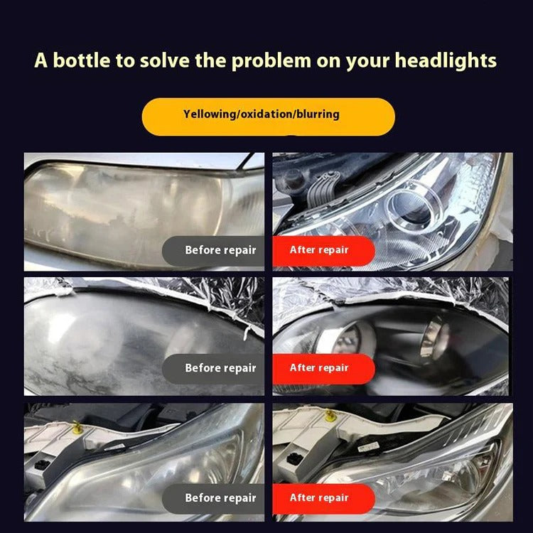 🔥LAST DAY PROMOTION - 50%OFF🔥Automotive Headlamp Refurbisher & Crystallization Coating Agent Kit