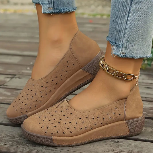 🔥Best Seller-Last Day Sale 60% OFF🔥 Women's Orthopedic Slip-On Flats with Arch Support – Fashionable and Versatile Casual Shoes for All-Day Comfort