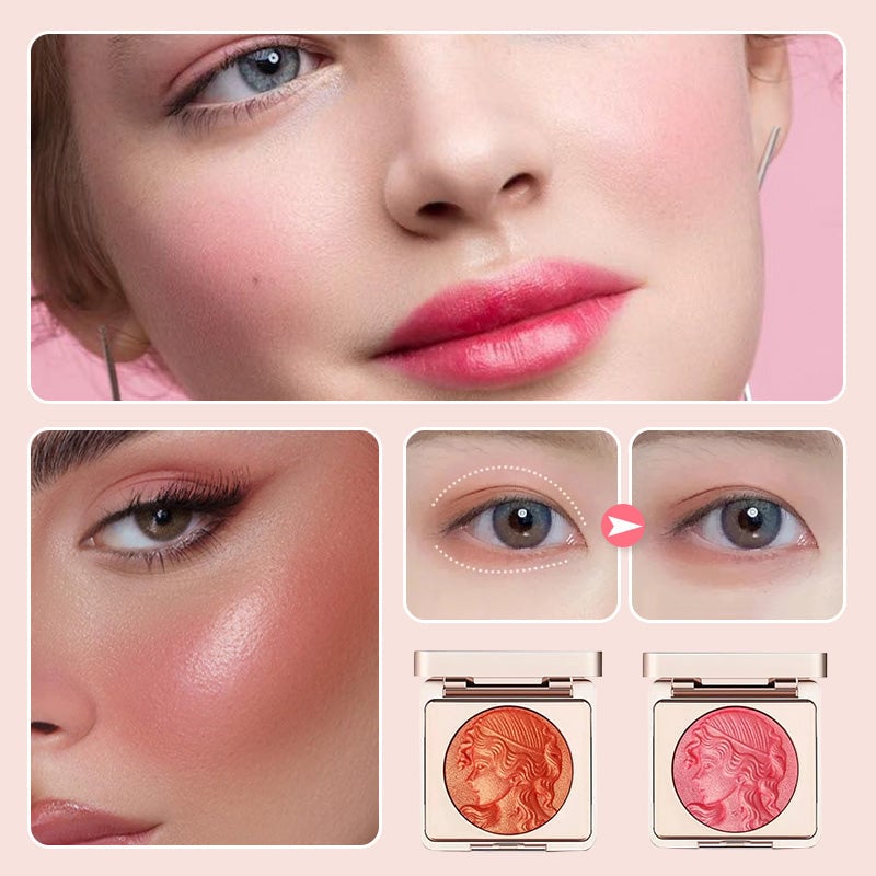 🔥Embossed Smooth Powder Blush Palette for Cheeks