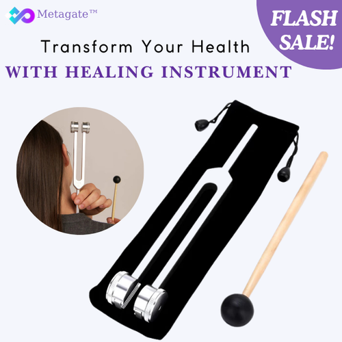 HarmoniFork | 128Hz Healing Instrument | Calm Stress, Relieve Pain